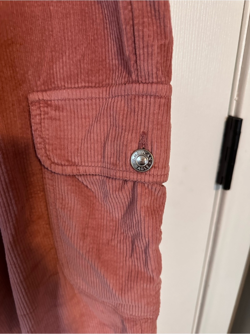 American Eagle Outfitters Women’s Rust-pink 
Corduroy Cargo Pants - Picture 4 of 8